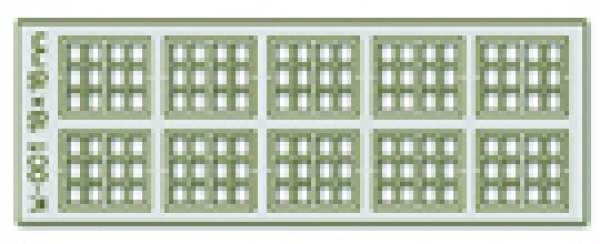 H0 Selbstbauteile Lasercut Sprossenfenster 18x 16mm Scheiben 12