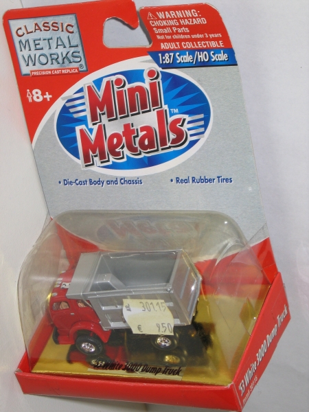 H0 LKW Mini Metals W 3000 Kipplader 1953