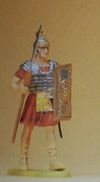 1: 25 Figur Römer im Marsch mit Speer