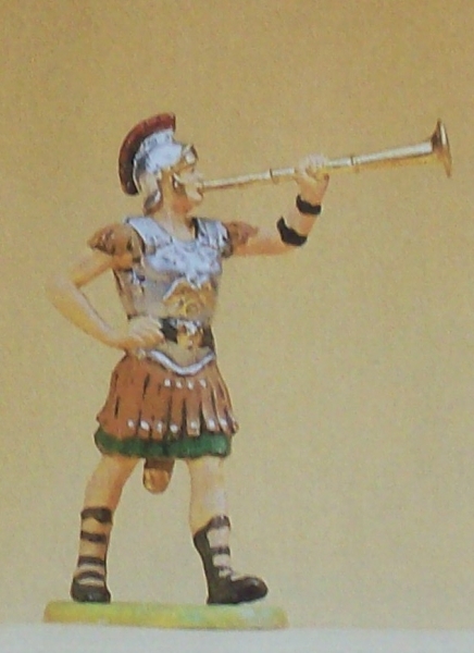 1: 25 Figur Römer im Marsch mit Fanfare etc.............................................................................................................................................................................
