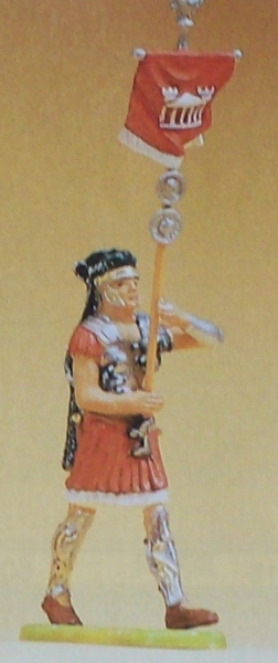 1: 25 Figur Römer im Marsch mit Signum