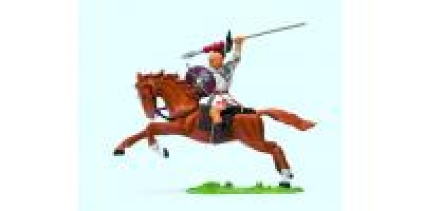1: 25 Figur Hunne zu Pferd Speer erhoben etc............................................................................................................................................................................