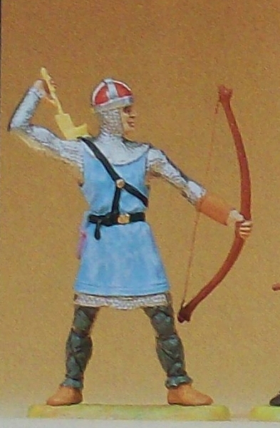 1: 25 Figur Bogenschütze Pfeil aus Köcher nehmend