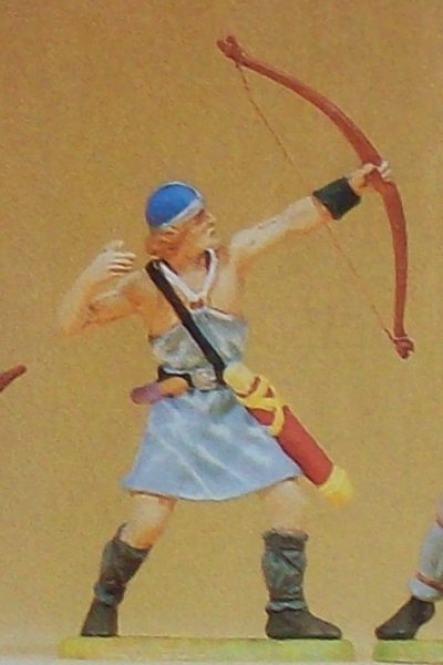 1: 25 Figur Bogenschütze Pfeil nach oben abgeschossen