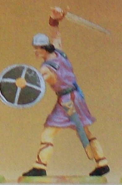 1: 25 Figur Normanne mit Schwert