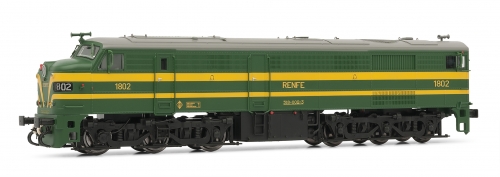 H0 E RENFE Diesellokomotive R 318, 6A, Ep.IV,  dig.,  grün