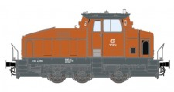 H0 SE DHG Diesellokomotive 500 C, TGOJ, V 10,  Ep.VI, Schnittstelle, Lichtwechsel, etc.....