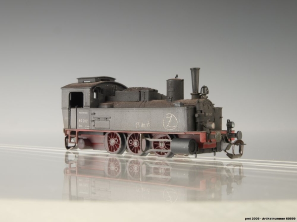 TT D DR Dampflokomotive BR 89 Ep.III ohne Antrieb