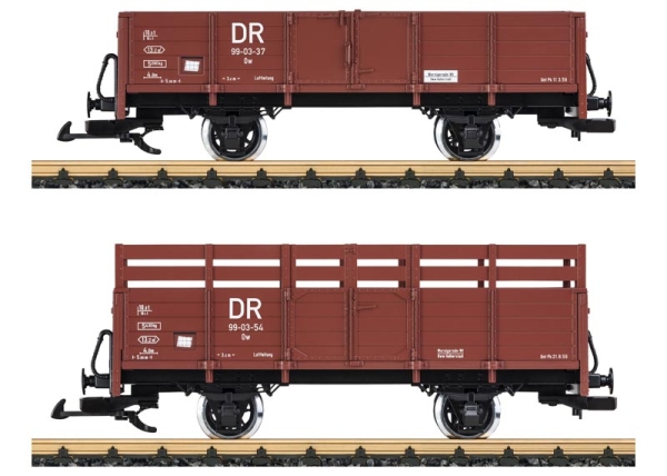 LGB 2m  D DR Güterwagen off. 2A Ep.III