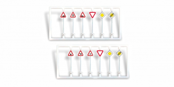 H0 Geländegestaltung BS Laser Cat Verkehrsschilder 4, etc.............................................