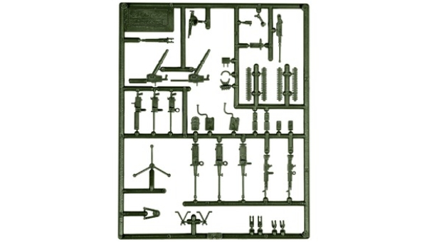 H0 mili US Zubehör MG- Set