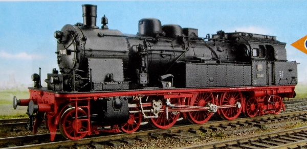 H0 D DRG  BS MS WM NS Dampflokomotive BR 78.0- 5,  fine 25- Räder, dreidomig, Führerhaus mit Dachaufsatz,
