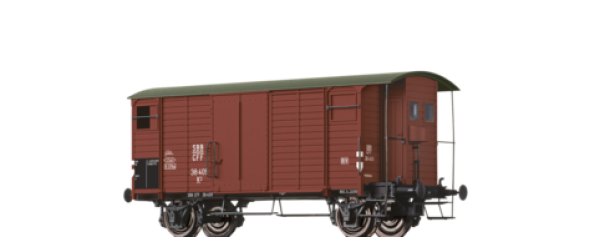 N CH BLS Güterwagen gedeckt 2A Ep.III