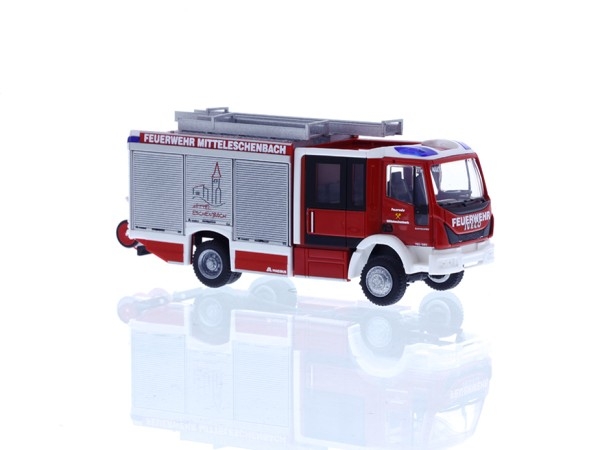 H0 D Einsatzfahrzeug Magirus HLF Team Cab FW Mitteleschbach, 2A, etc............................................