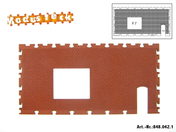 0 Gebäude Kreuz- Blockverband Element 4   120x 240