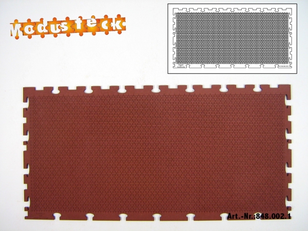 0 Gebäude Kreuz- Blockverband Element 4   120x 240