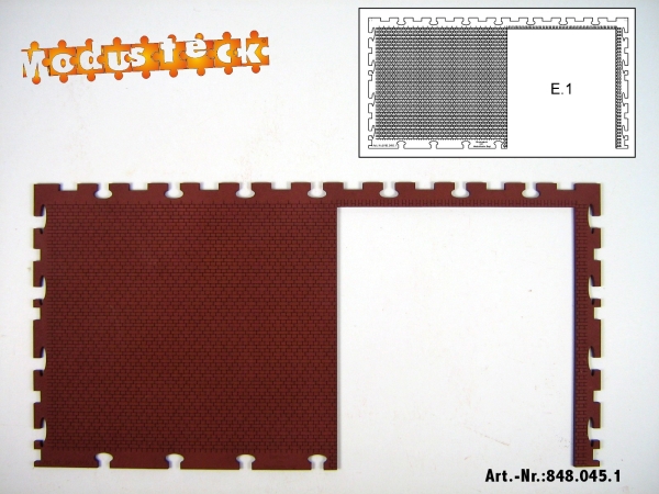 0 Gebäude Kreuz- Blockverband Element 4   120x 240