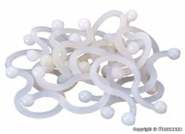 elektro Spezialkabel Kabel/ Leitungshalter Omega Clips, 20 St. AD= 2,4cm, ID= 1,7cm, etc...............................................................
