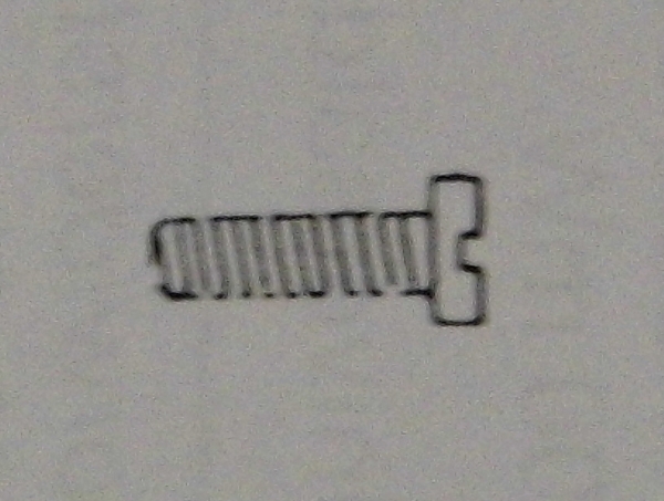 Schraube Zylinderkopfschraube MS,  M 1,4x 8mm,  St.10x