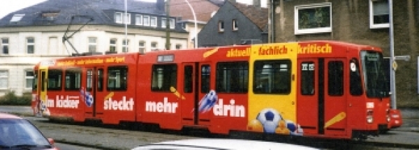 N D Straßenbahn Düwag, M6, BOGESTRA, " Kicker ", etc.................