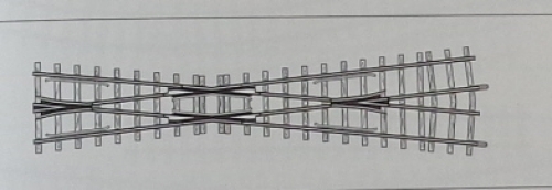 H0m Gleismaterial Kreuzung 182mm, 12°, etc......................................................................................................................