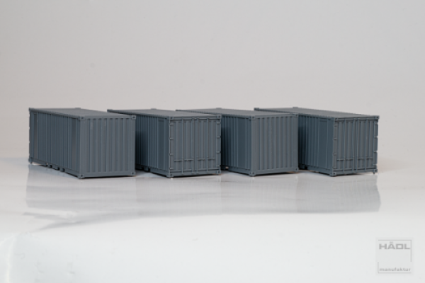 TT Ausstattung D DR Container 20", grau, etc................................................................................