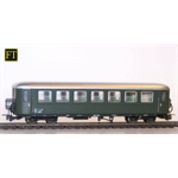 H0e Bahnfahrzeuge A ÖBB B4ip/ s 3069, Krimmler Personenwagen Ybbstalbahn, Schmalspurbahn, 4A, Ep.3, grün, Halbfenster, etc.............. -