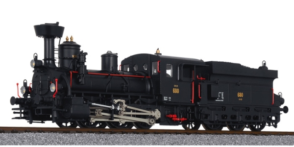 H0 A GKB Dampflokomotive BR 680, Ep.III, L= 166mm, etc..........................