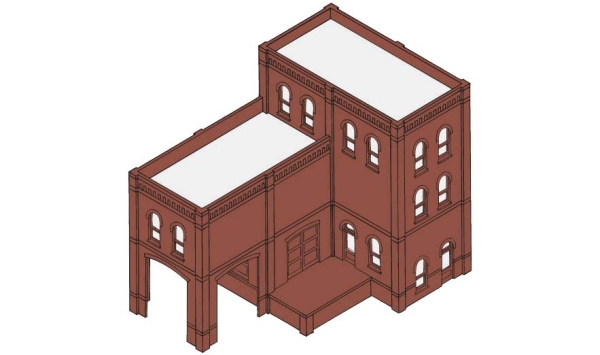 H0 Scale Modular Packs 4in 1