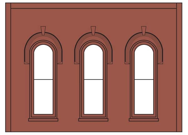 0 Baukastensystem Arched Window