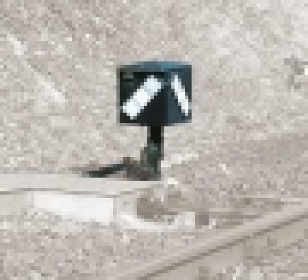 H0 Bahnausstattung BS MS Weichensignal Außenbogenweiche mit Rückstrahlschild