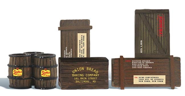 G Figur Wooden Crates & Barrels