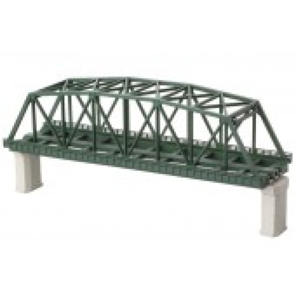 Z Rokuhan Brücke ( R043 ) Kastenbrücke dunkelgrün, 2gleisig, 220mm, etc............