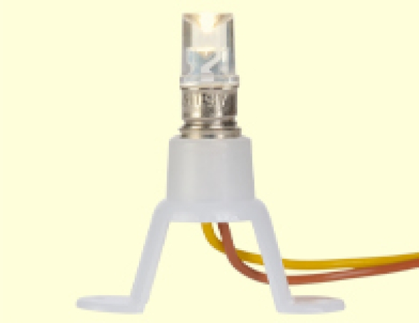 Ersatzteil Beleuchtungssockel mit LED warm weiß