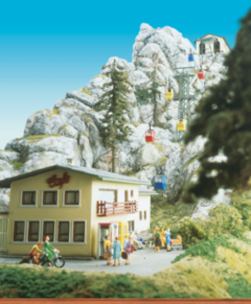 H0 Ausstattung Kanzelwandbahn Seilführung,  talseitig,  kompl.,etc...................................................................................