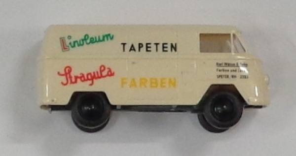 H0 Bus VW Kasten " Farbe-Tapeten ",. etc...........................................................................