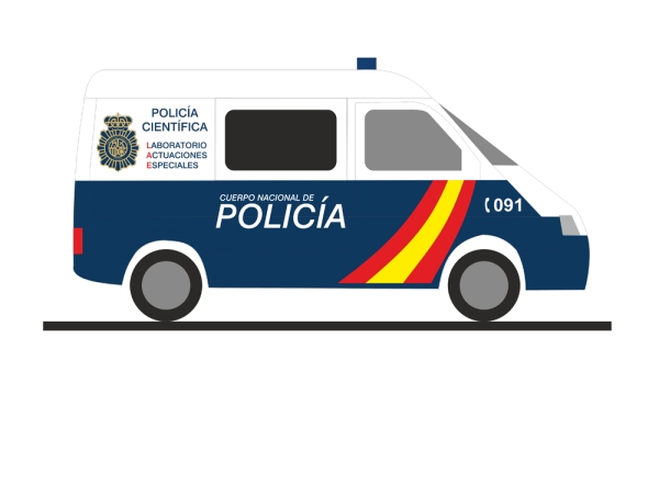 N ES PKW Ford Transit " Policia Nacional "