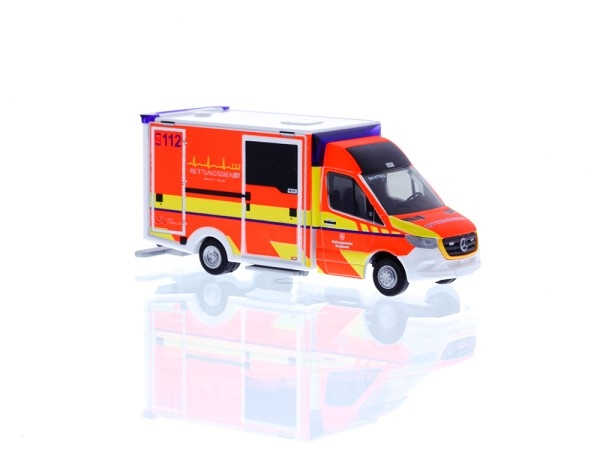 H0 D Einsatzfahrzeuge WAS Desing RTW ´18 Rettungsdienst Kreis Steinfurt, 2A, etc...................