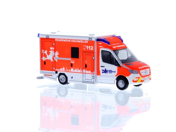 H0 D Feuerwehr Bus GSF RTW ´18 Rettungsdienst FW Eschweiler, 2A, etc-..............