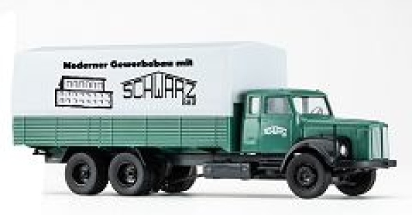 H0 D LKW Scania 111 Pritschenlkastkraftwagen Schwarz bau, 3A, etc.........................