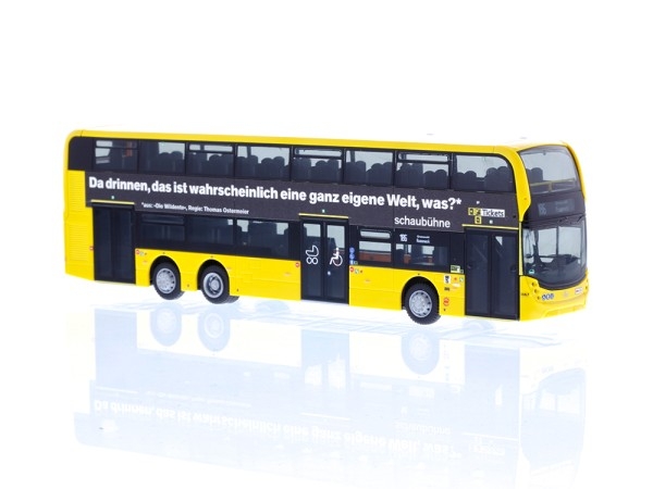H0 D Doppelstockbus LKW Bus Alexander Dennis Enviro500 BVG- Schaubühne, 3A, etc...............................