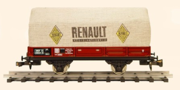 Flachwagen beladen Renault