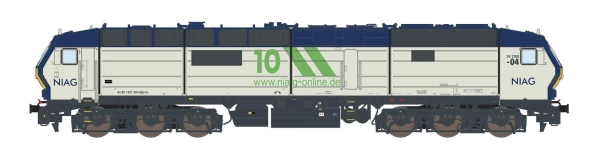 H0 D NIAG Diesellokomotive DE2700, 6A, Ep.V, R2, Lichtwechsel weiß/ rot, dig., Sound, etc..................