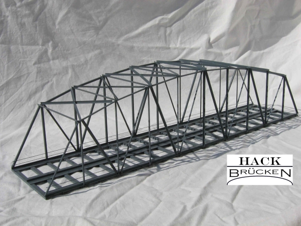 H0 B 50- 2 Bogenbrücke grau 2gleisig, 50x 11x 12cm, etc................................................................