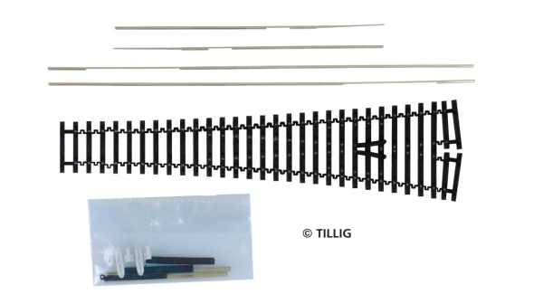 TT BS Modellgleis Flexsteg-Bogenweiche 15°, etc.................................................................................................................