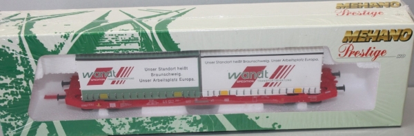H0 D DB Containertragwagen bel. St 2x Container, 4A, Ep.V, etc.................................