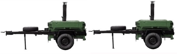 H0 mili Militärfahrzeuge D DDR NVA Feldküche- Set, St.2,  neutral , 2A, grün, etc........................
