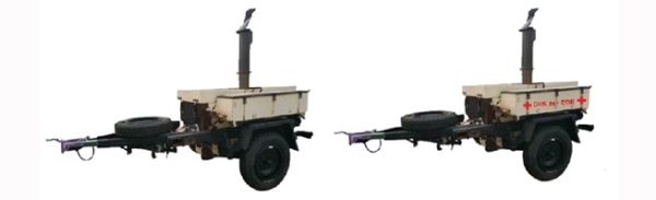 H0 Einsatzfahrzeuge Feuerwehr D DDR Feldküche DRK- Set, St.2, 2A, etc..............