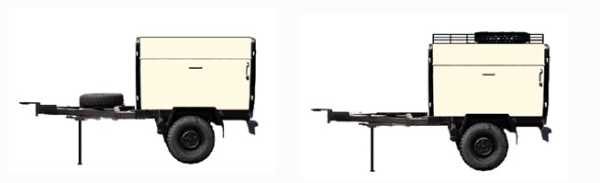 H0 Einsatzfahrzeug D DDR DRK Kasten- Set, St.2, neutral, 2A, weiß, etc............