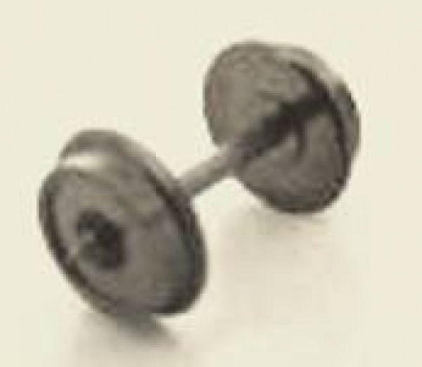 TT Ersatzteile BS MS Radsatz 8mm, AQchse 18,5mm, mitt. isoliert, Spitzengelagert, vernickelt, etc...........................